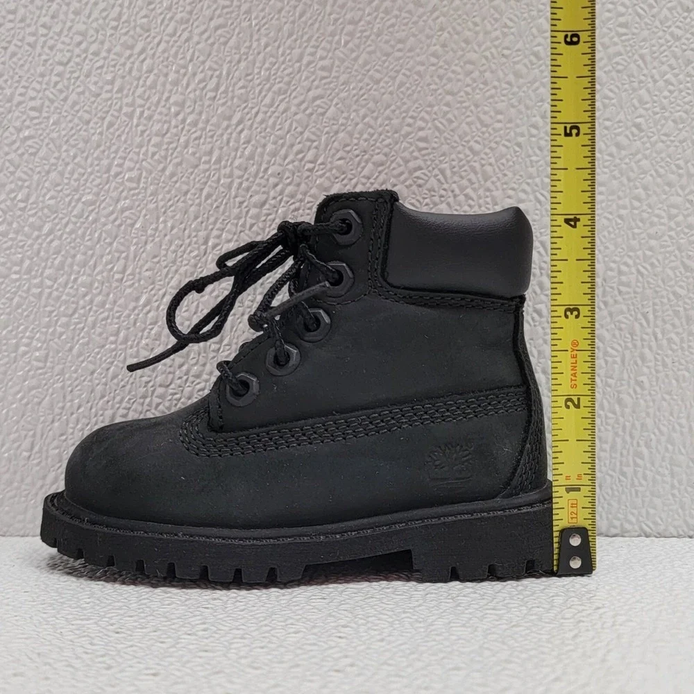 Timberland Toddler Waterproof Size 5 Black Boots 6